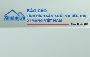Xuất bản Báo cáo sản xuất và tiêu thụ xi măng tháng 12/2025