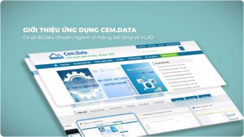 CEM.DATA – Nền tảng CSDL số chuyên ngành dành cho doanh nghiệp xi măng
