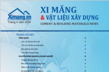 Bản tin xi măng & VLXD tháng 04/2026: Thị trường tăng nhiệt cùng áp lực chi phí và giảm phát thải