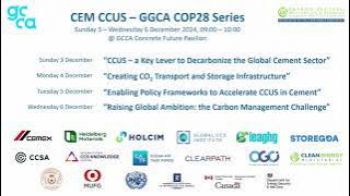 CCUS A Key Lever to Decarbonize the Global Cement Sector